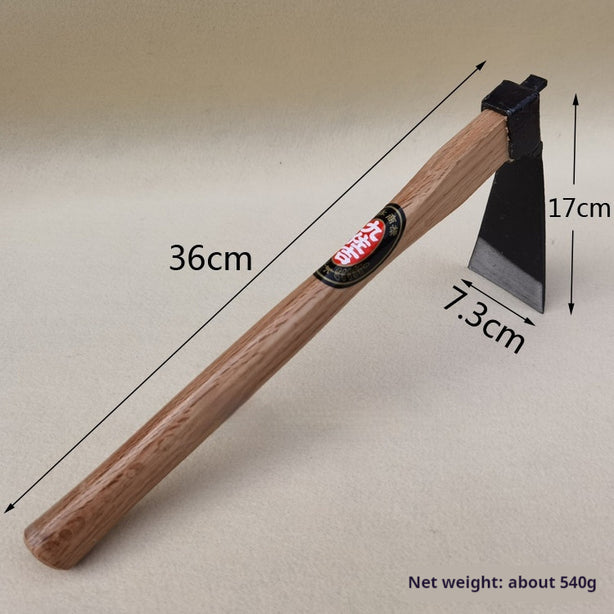 Small Hoe Wooden Handle Durable Forging Gardening Tools