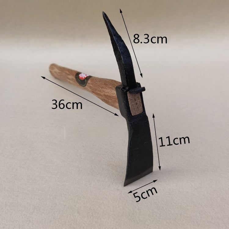 Small Hoe Wooden Handle Durable Forging Gardening Tools