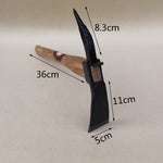 Small Hoe Wooden Handle Durable Forging Gardening Tools