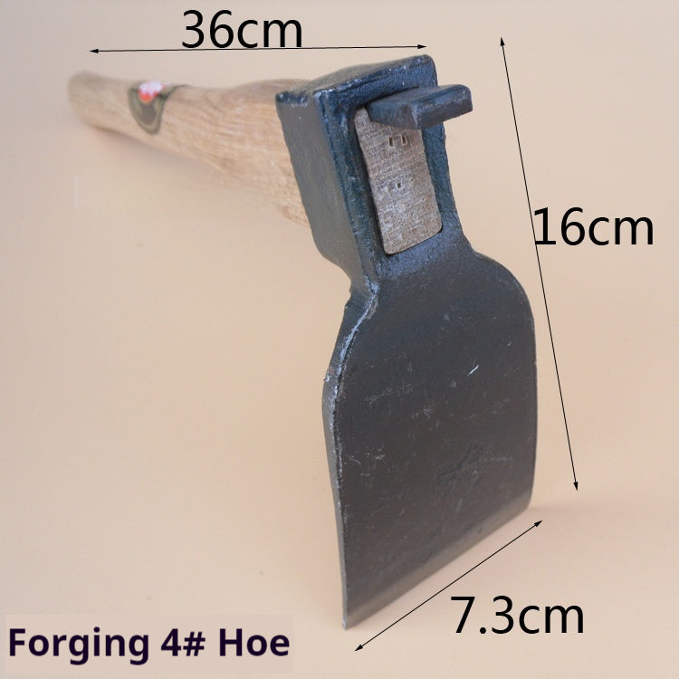 Small Hoe Wooden Handle Durable Forging Gardening Tools