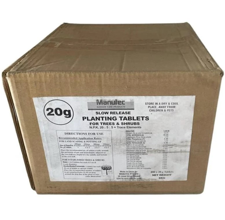 Trees and Shrubs Tablets - Bulk 400s (8kg total) Manutec image 0