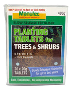 Trees/Shrubs Planting Tablets 400g Manutec image 1